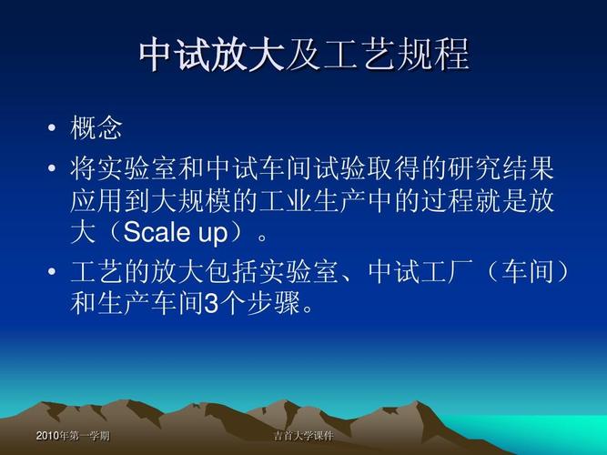化學(xué)制藥工藝學(xué)第四章 中試放大——從實(shí)驗(yàn)室到工業(yè)化的橋梁